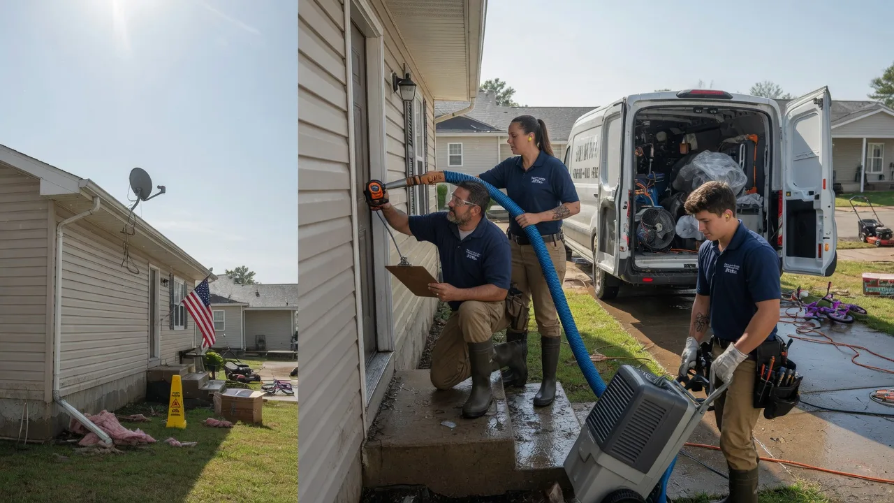 Ceiling Water Damage Restoration in Gilson, IL near me